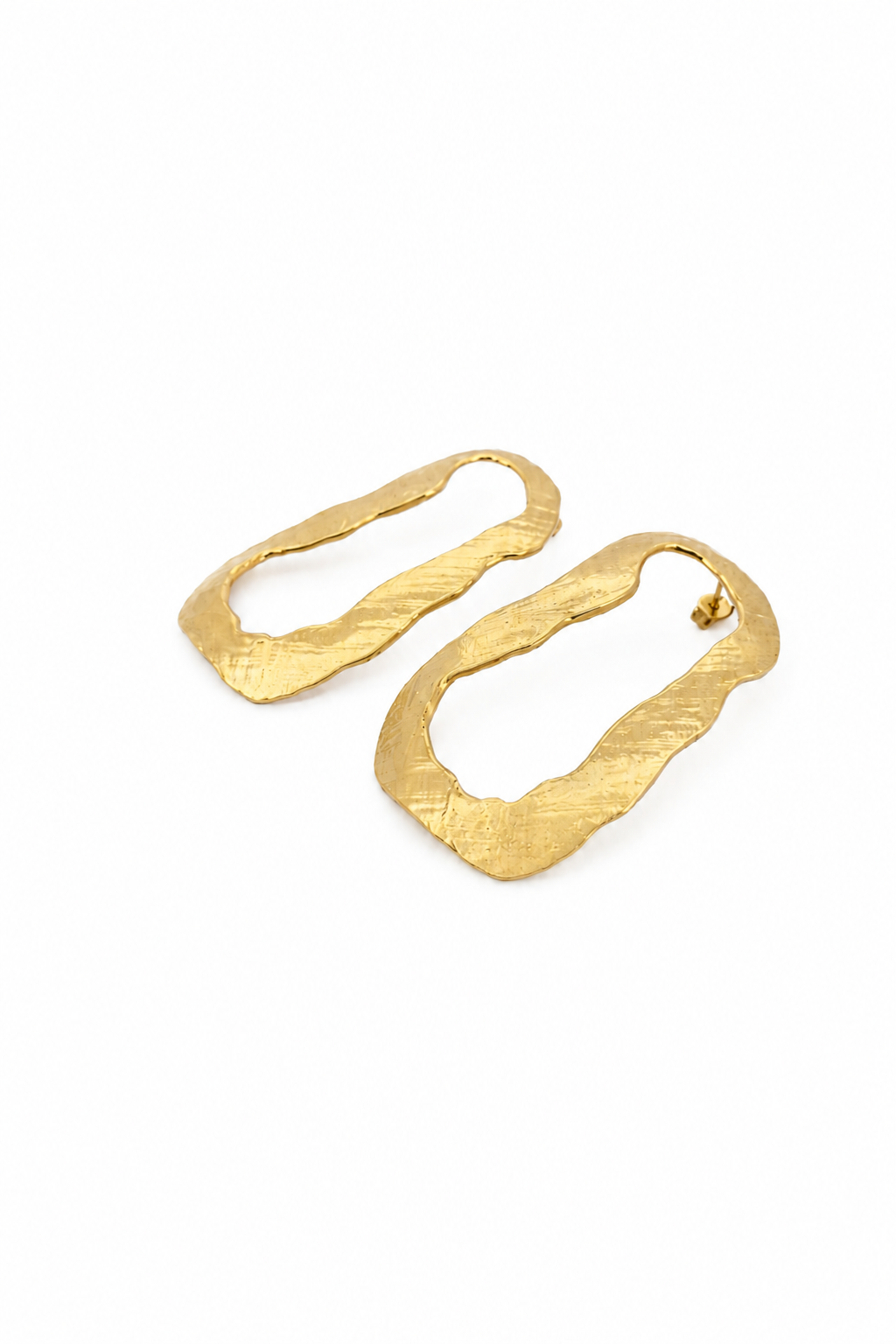 Orecchini in bronzo geometrici