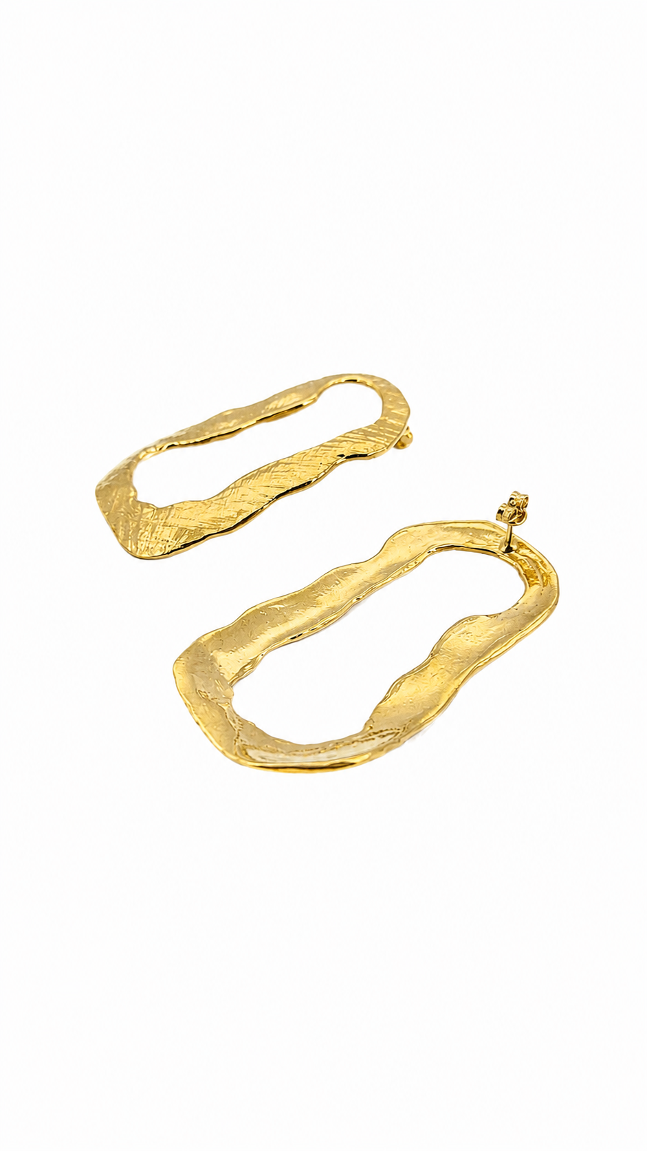 Orecchini in bronzo geometrici